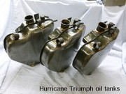 cw classic Hurricane Triumph oil tanks